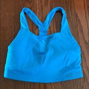 Xs blue gymshark sports bra
